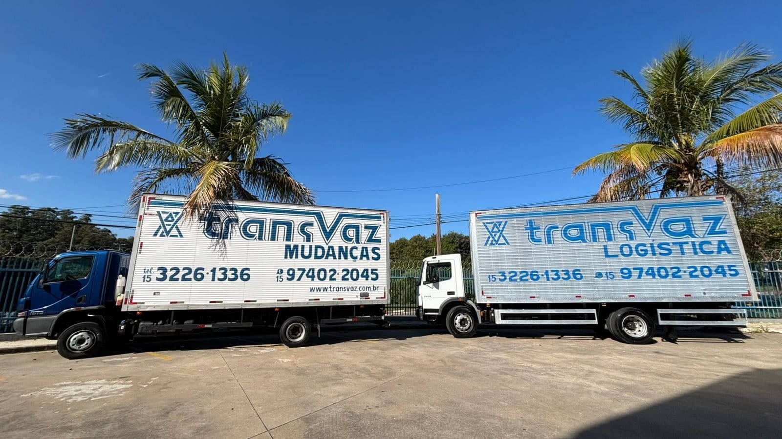 Caminhão da Transvaz para mudanças em Sorocaba